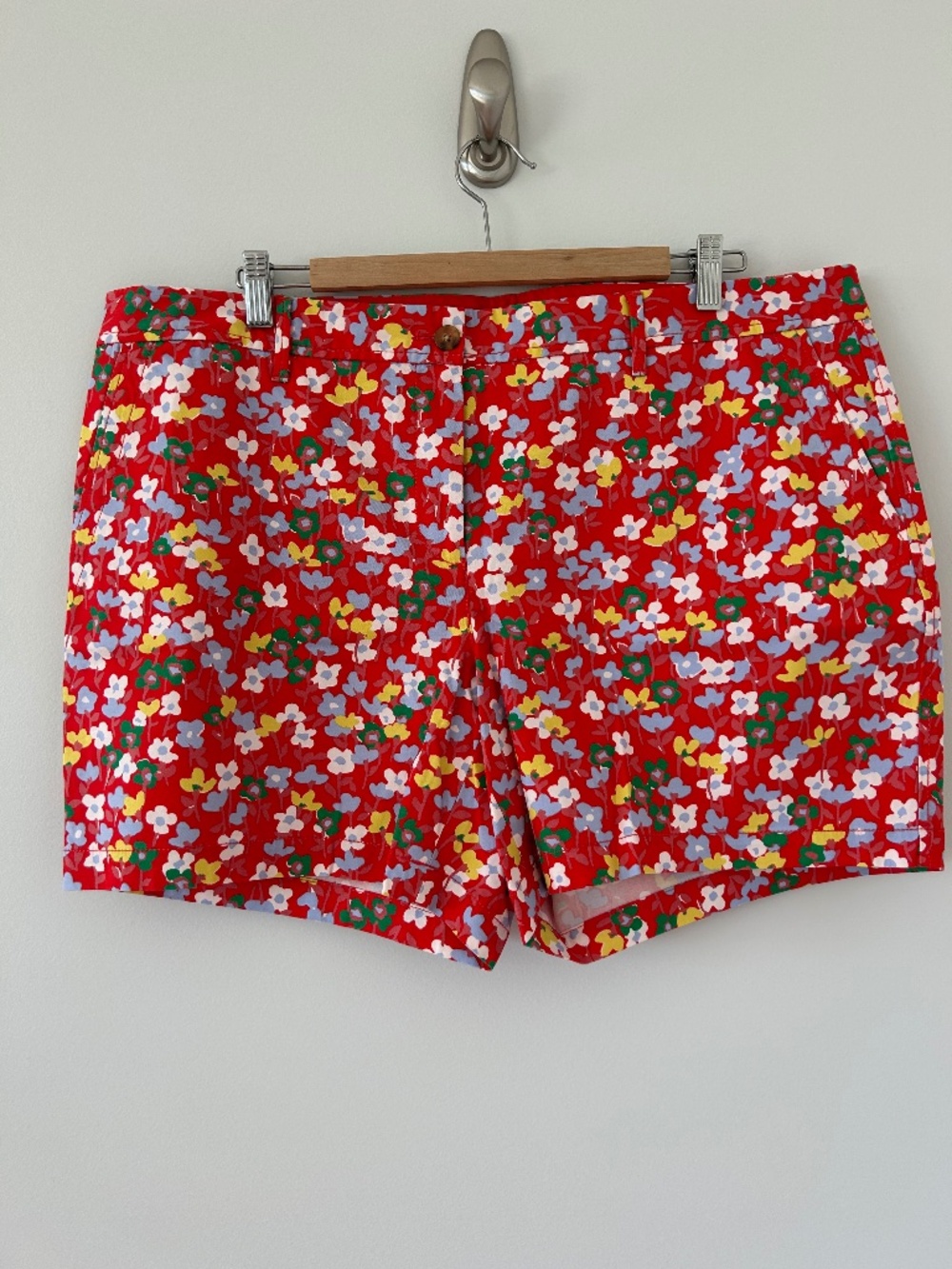 Talbots Girlfriend Chinos Flower Print Sz 16wp EUC